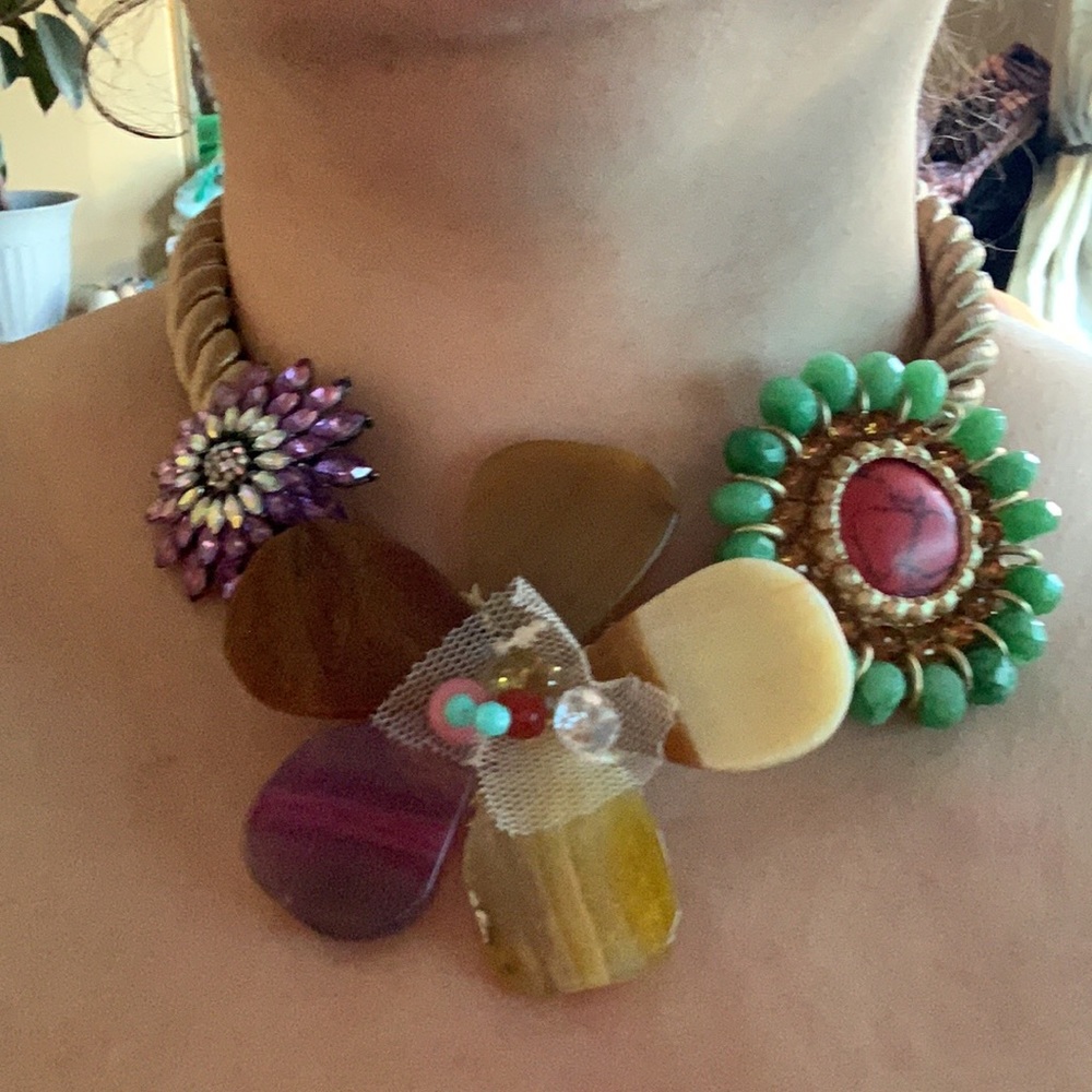 Anthropologie Floret Rope Necklace - Picture 3 of 3